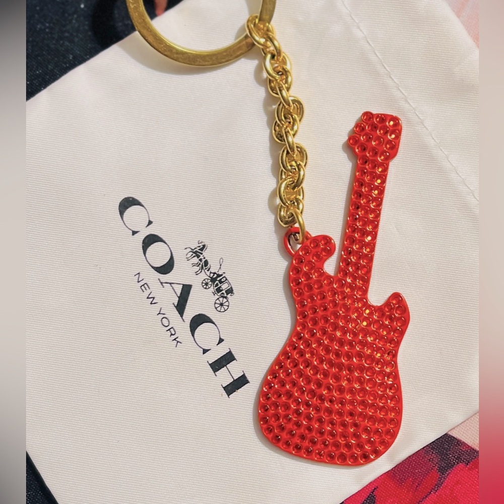Coach Swarovski Crystal Bag Charm 🎸 Price firm.